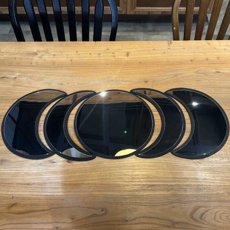Conjunto de 5 peças de Espelho Acrílico Estilo Boêmio