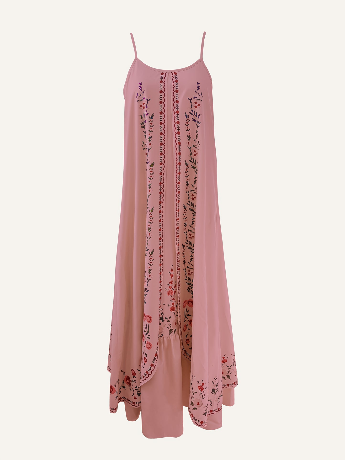 Vestido Maxi com Estampa Floral