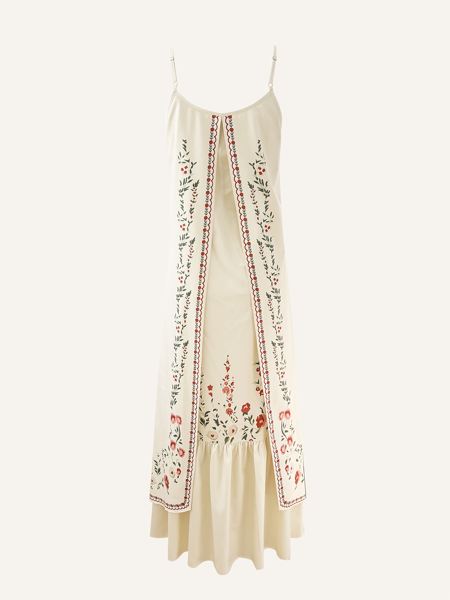 Vestido Maxi com Estampa Floral