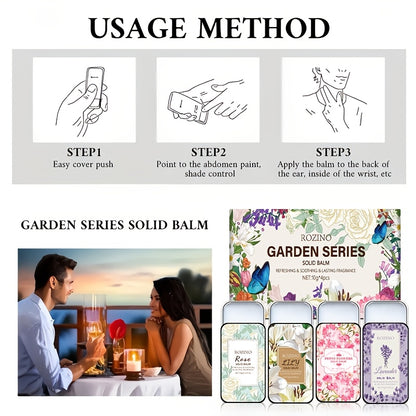 Perfume Sólido (Kit contendo 4 Unidades)
