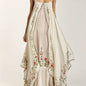 Vestido Maxi com Estampa Floral