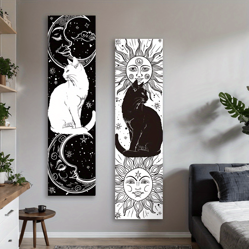 Conjunto em tapeçaria (Sol e Lua)
