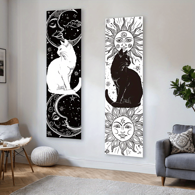 Conjunto em tapeçaria (Sol e Lua)